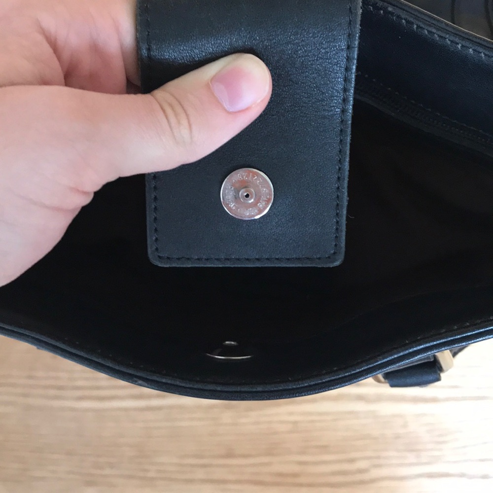 VINTAGE COACH leather shoulder bag - Picture 11 of 13